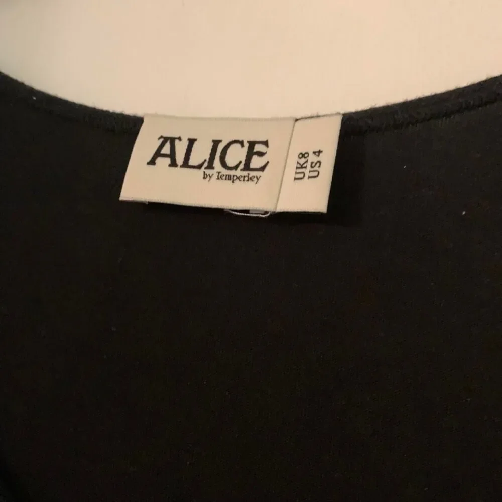 Alice Temperley Tattoo Print Dress | Y2K Vintage | Black Red | Small | Designer - Picture 3 of 4